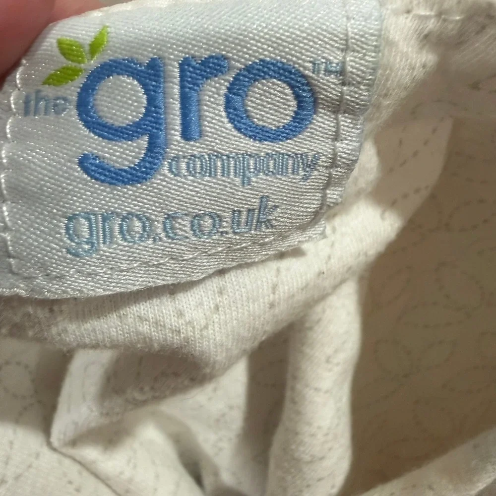 The Gro‎ Company Baby Sleep Bag White Polka Dot Safari Animal Wearable Blanket